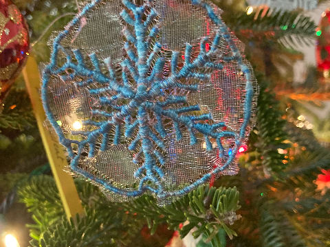 Snowflake Ornament as Ringed Argument