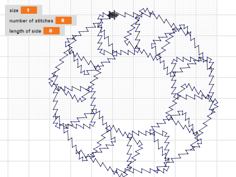 Zig Zag Cracker Wreath