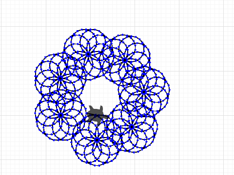 Zoes Pentagonal Circles which may be bigger