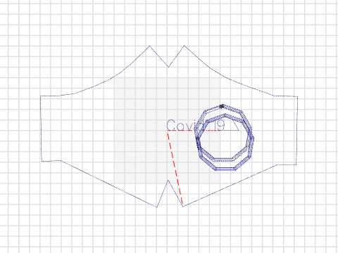 Covid Mask Template