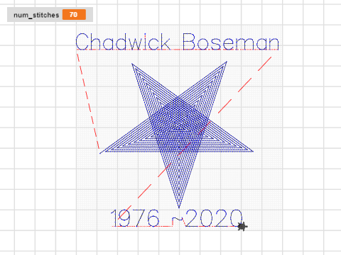 chadwick boseman 1876~2020