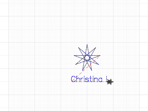 Christina sign a star
