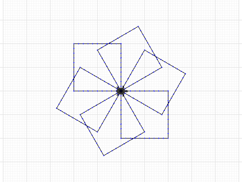 square and pinwheel