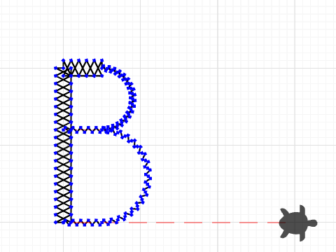 B Buchstaben Programming