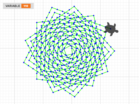 #6 Using variables to make spirals WH
