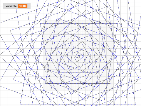 #6 Using variables to make spirals l.s