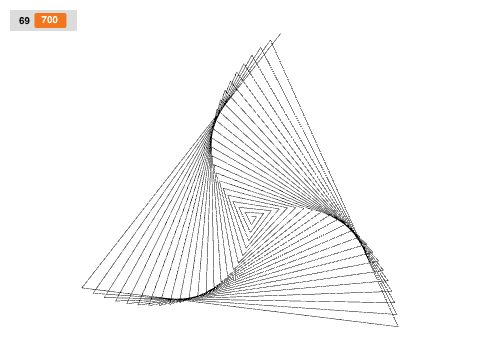 #6 Using variables to make spirals Parsons Problem