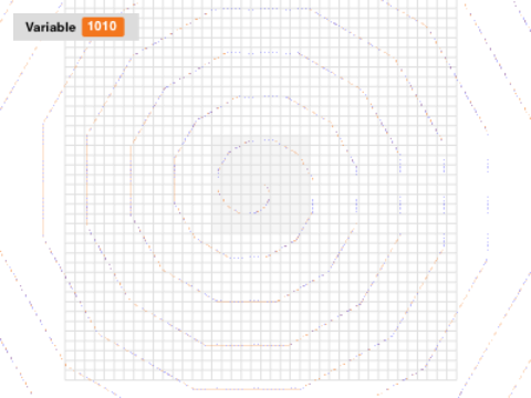 #6 Using variables to make spirals T.K