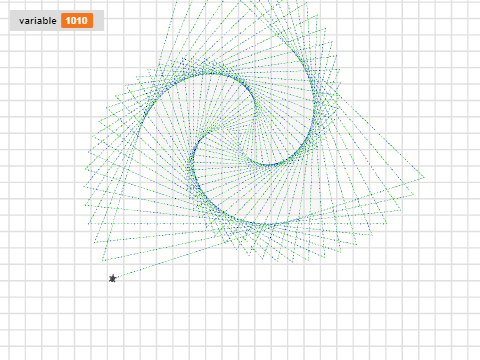 #6 Using variables to make spirals L.S