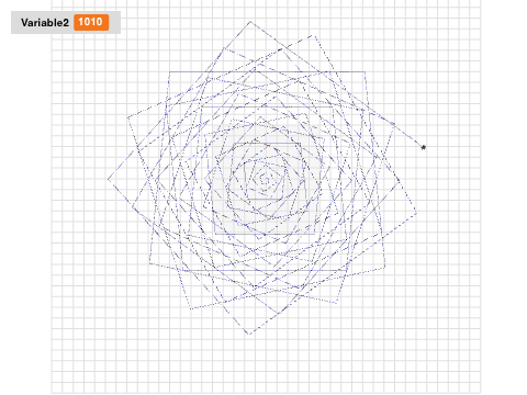 #6 Using variables to make spirals TW