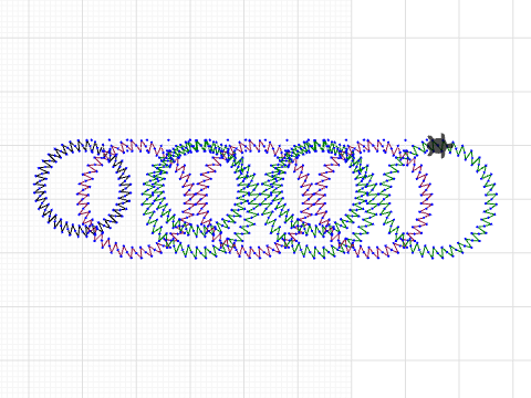 Weirdest zigzag circle ⭕️ 