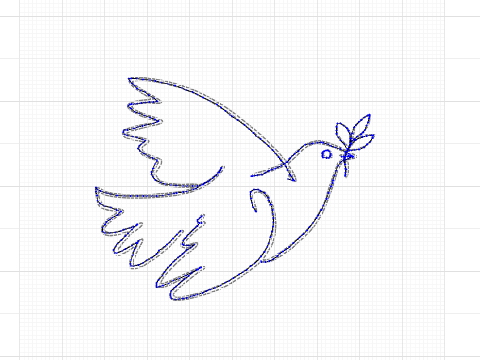 Picasso - Blue Dove of Peace - 1961