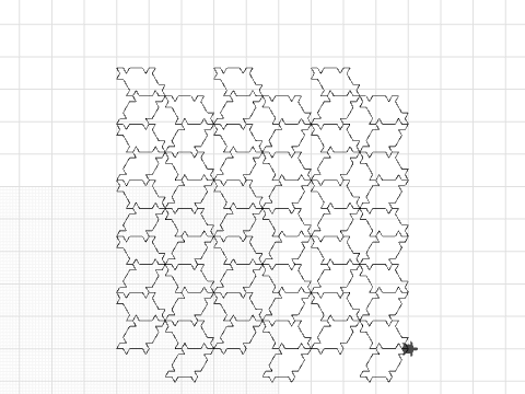 Dented Losange Mosaique