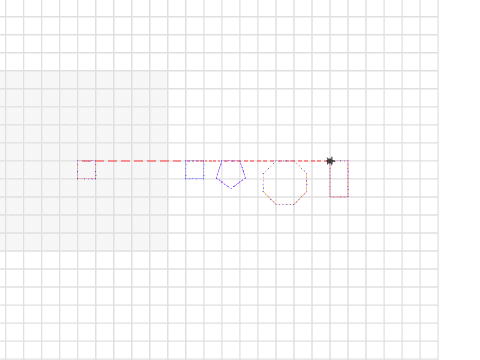 red circle bluesquare 