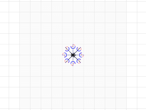 snowflake coaster