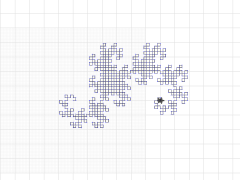 turtlestich dragon fractal
