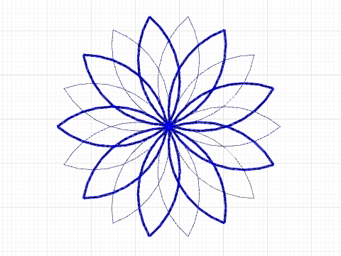 Petals - oval