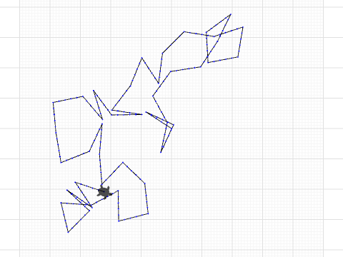 Turtle has a mind of its own (spam green flag