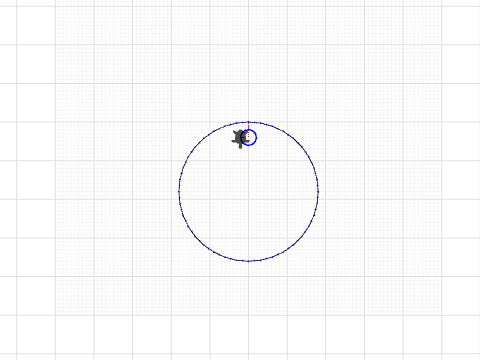 circle with little circle on top