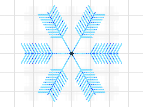 Snowflakes - modelo 2