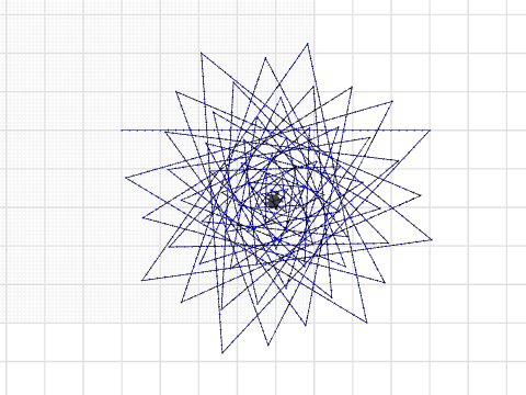 Stern aus Dreiecken-LZ