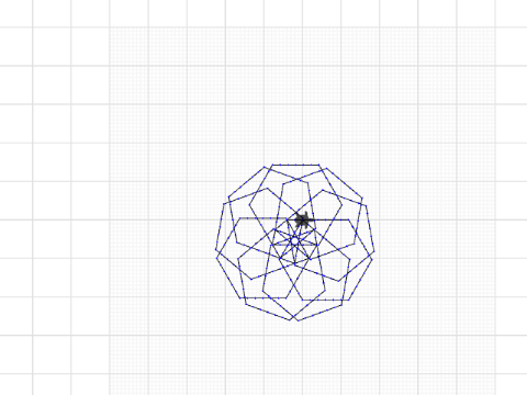rotated polygons for Sunday kids