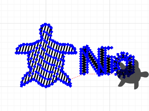 a filled little turtle