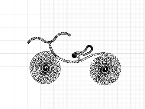 Cynthias bike w comfy seat