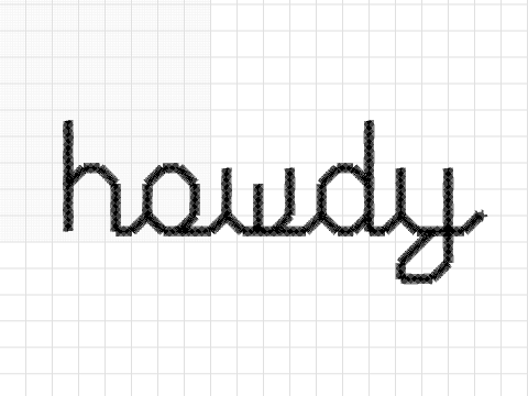 Playing around with drawing and fonts