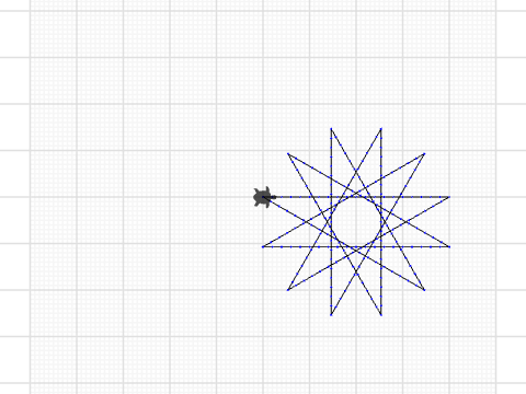 12-pointed star pattern 