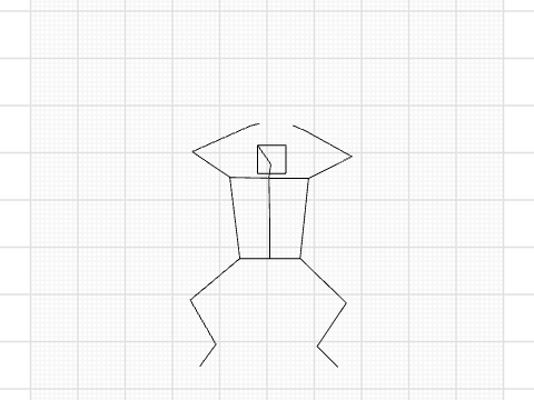 Body Pose Skeleton (Frog)