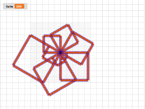Kreuzstiche, weinrot