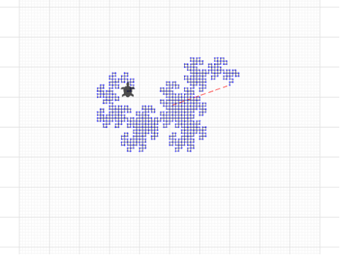 dragon curve II (iterative)