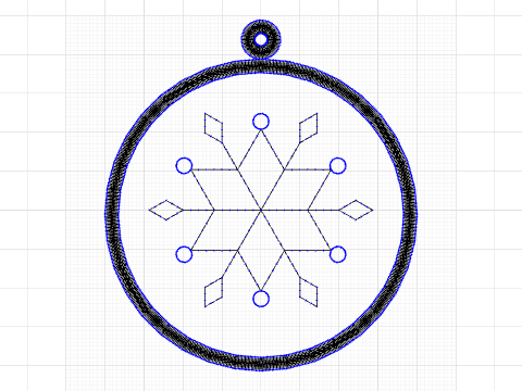 Snowflake Ornament #3