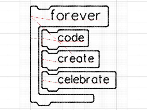 forever code create celebrate