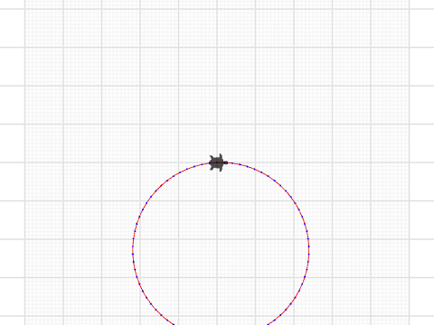 Red circllr blue square