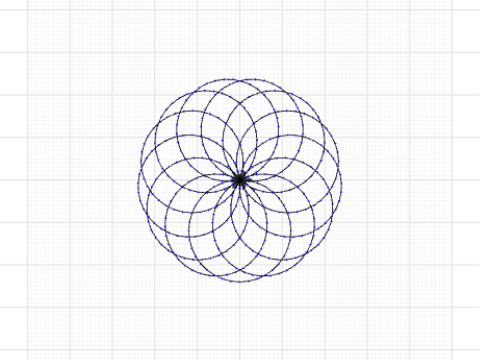 Tutorial - flower with circles