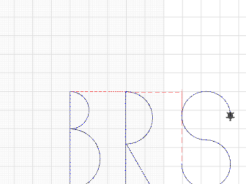 Brs with running stitch.