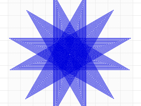 充实的十二角星