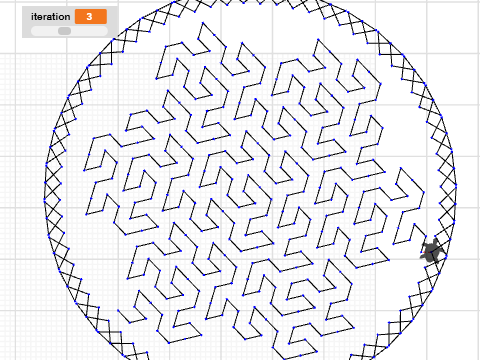 Muster Iteration - Kreuzstichrand