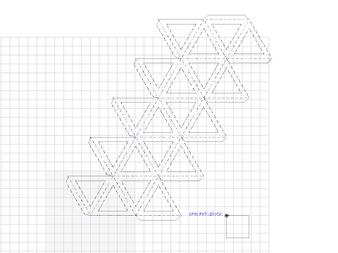 Platonic solid - Icosahedron Net