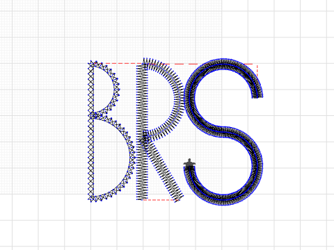 Letter B R S