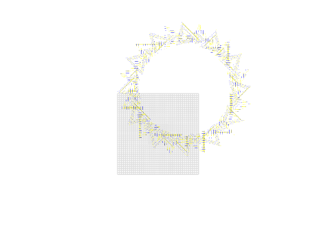 sonne bestehend aus Dreiecksspirale