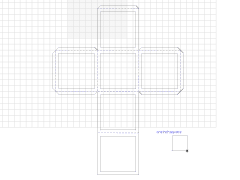 Platonic solid - Cube Net