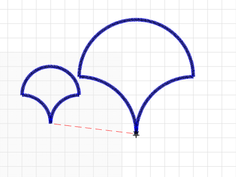 Fan shape