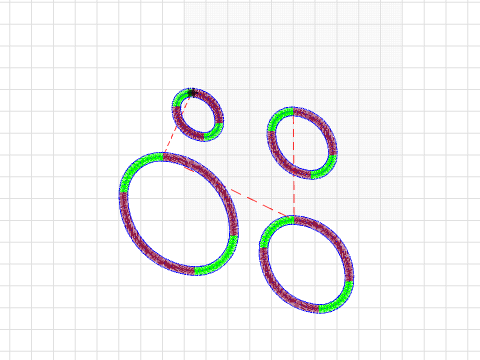 leo turtle stitch 4 oval