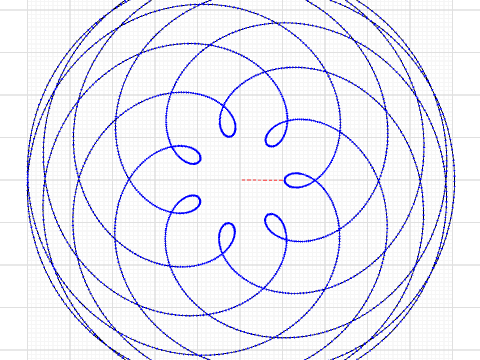 Mars trajectory in Geocentrism system