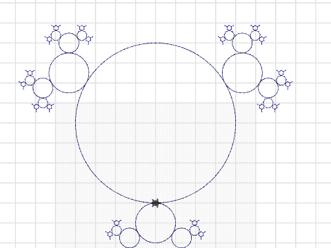 Rekursiver Kreis (120°)