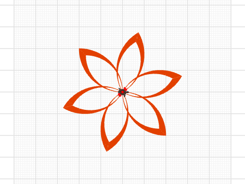 Blume dicker Rand