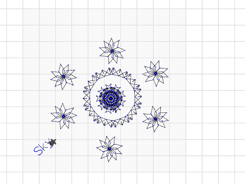 032626 Sky - First Embroidery